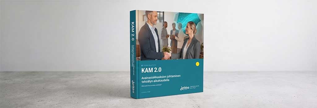 Avainasiakkuuksien johtaminen tekoälyn aikakaudella kansi